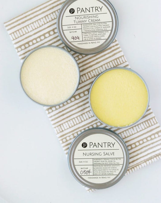 Pantry Products Nursing Salve, Natural Nipple Balm for Nursing Moms, 4 oz