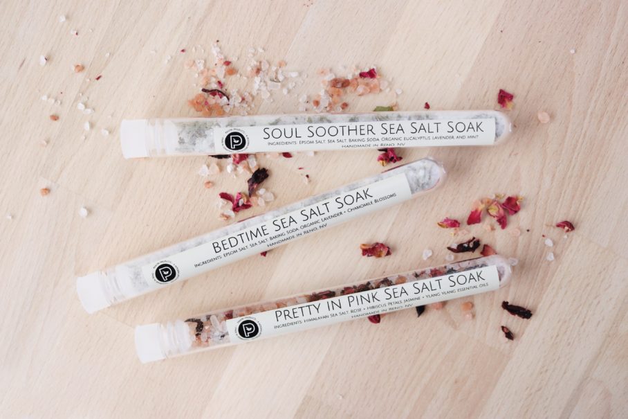 Pantry Products Rose & Hibiscus Bath Soak, Himalayan Pink Salt & Floral Essential Oils
