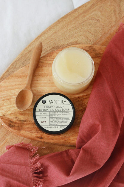 Pantry Products Honey & Lemon Exfoliating Sugar Face Scrub