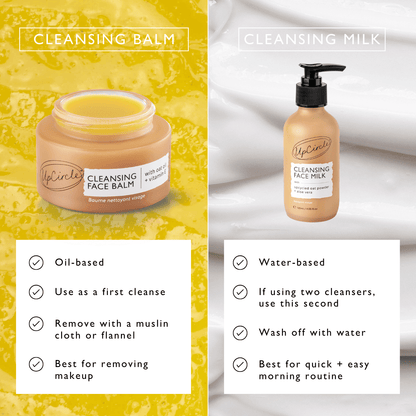 UpCircle Cleansing Face Balm with Oat Oil & Vitamin E, Travel Size
