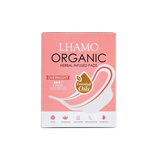 Lhamo Pad Pure Care Organic Herbal-Infused Overnight Pads
