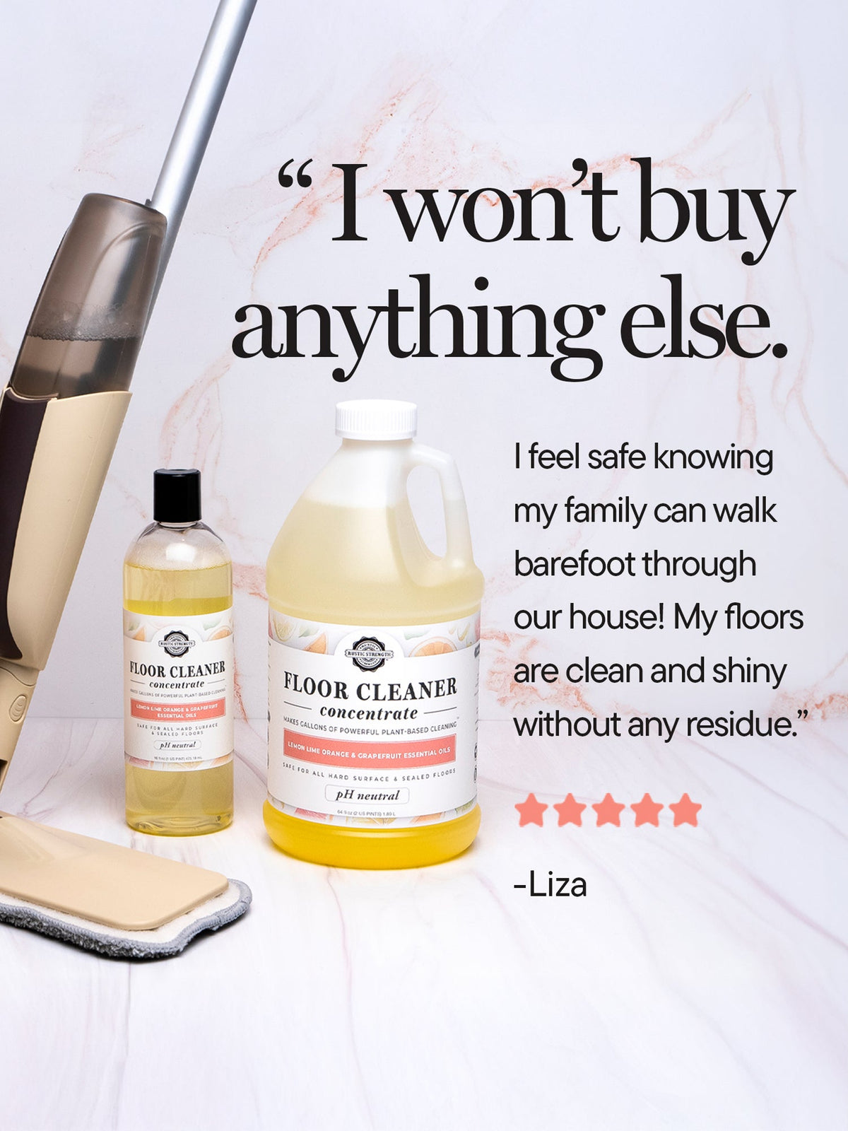Rustic Strength Floor Cleaner Concentrate