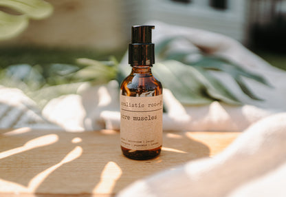 Soulistic Root Sore Muscles Blend with Arnica & Cooling Essential Oils