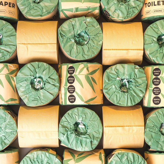 Rustic Strength Panda Eco Paper Bamboo Toilet Paper