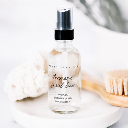 Pretty farm girl Organic Turmeric Facial Toner for Evening Skin Tone