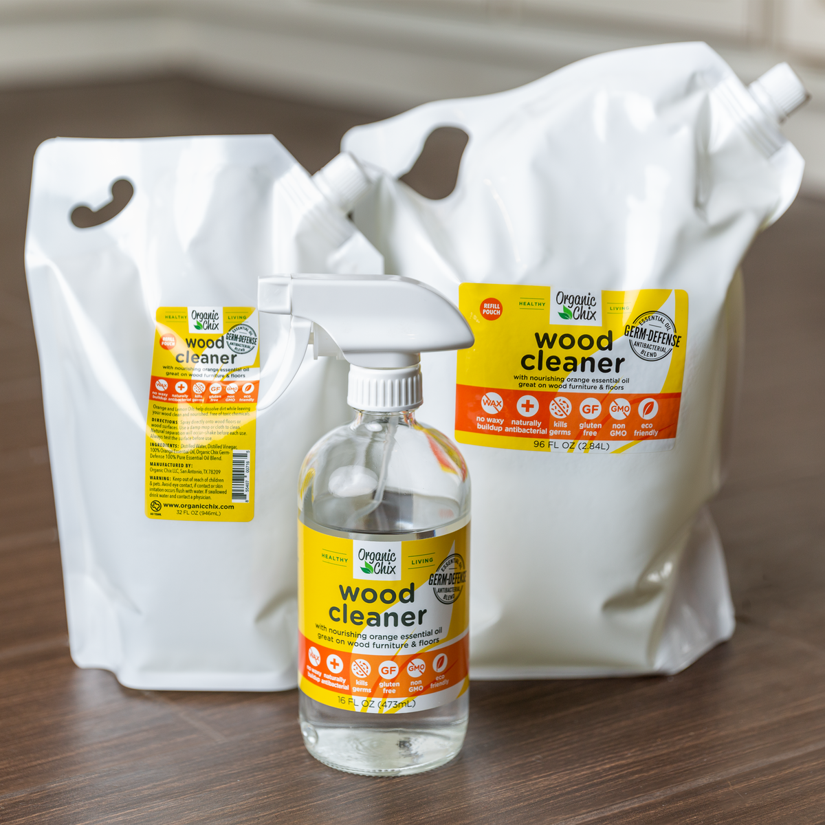Organic Chix Natural Non-Toxic Wood Cleaner