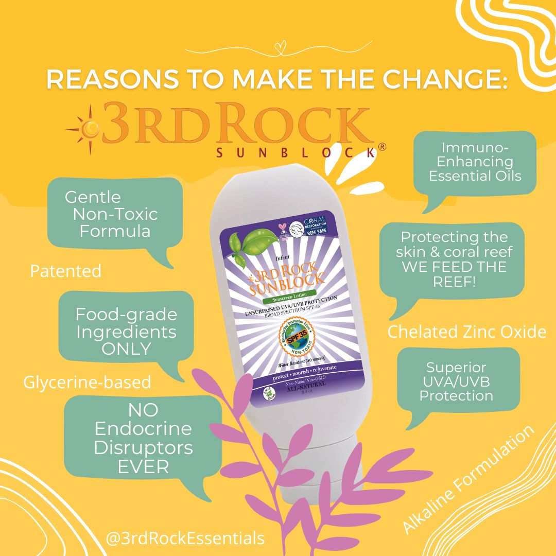 3rd Rock Essentials Sunblock for Infants, All Natural Infant Sunscreen, Zinc Oxide SPF 35