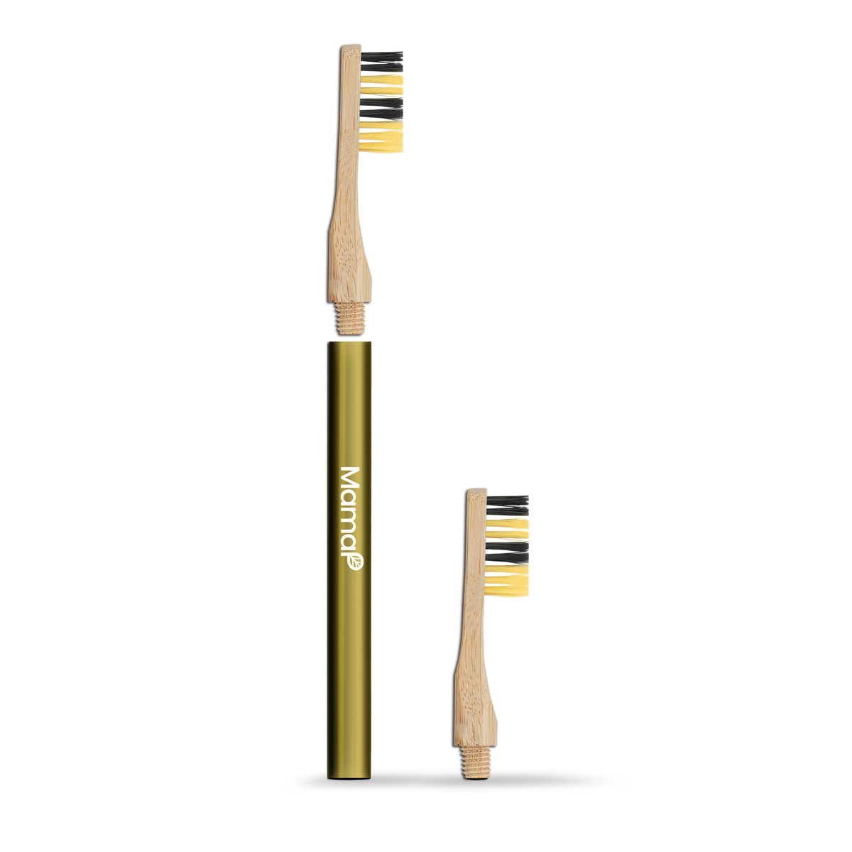 MamaP Revolve Manual Toothbrush with Replaceable Head, Save the Bees