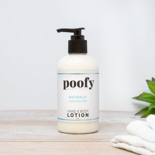 Poofy Organics Baby Lotion, Naturally Unscented