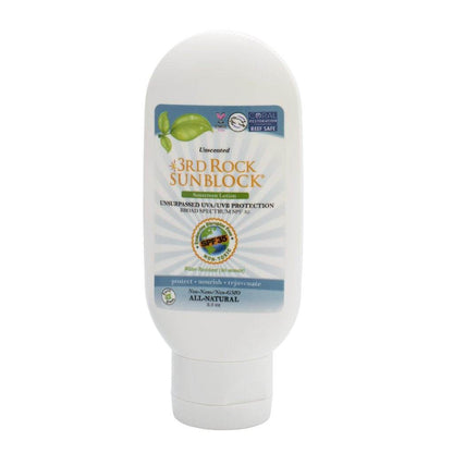 3rd Rock Essentials Sunblock Sunscreen Lotion, Unscented, Zinc Oxide SPF 35