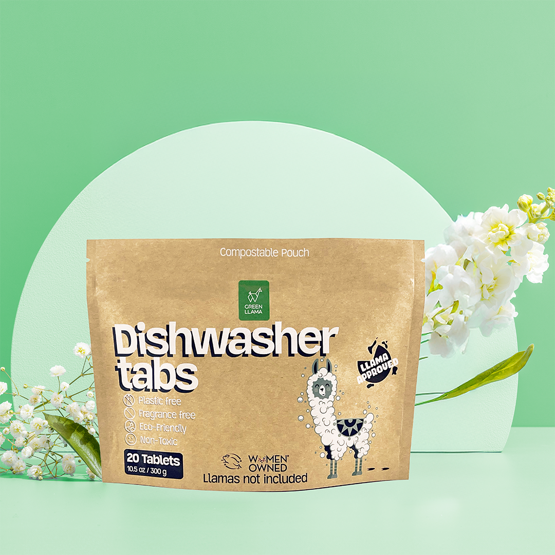 Green Llama EWG Verified & PVA-Free Dishwasher Tabs