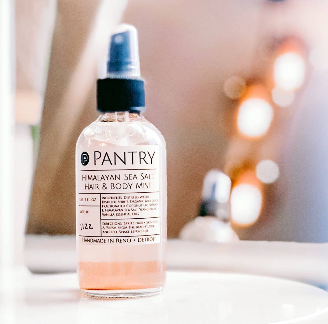 Pantry Products Himalayan Sea Salt Hair & Body Mist, Beachy Texture Spray