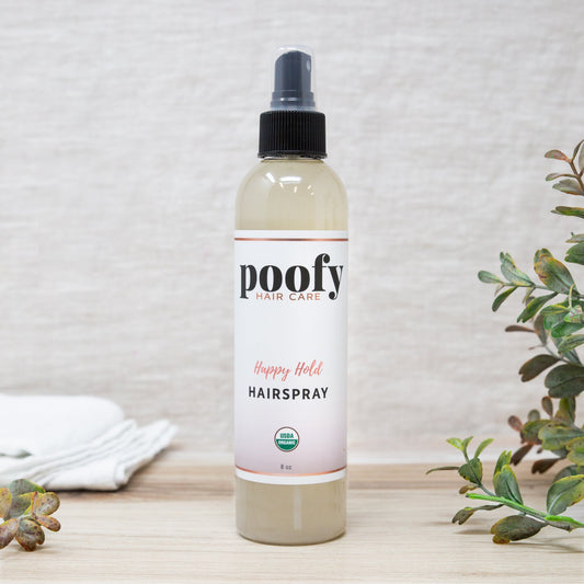 Poofy Organics Happy Hold Hair Spray, Organic