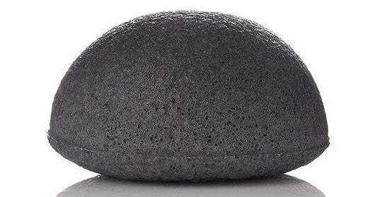 Heliotrope SF Konjaku & Charcoal Exfoliating Sponge