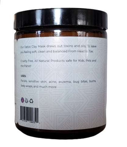 Head To Toe Products Pure Calcium Bentonite Clay Mask, Spring Water Activated