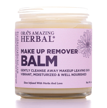 Ora's Amazing Herbal Makeup Remover Balm with Calendula, Fragrance-Free