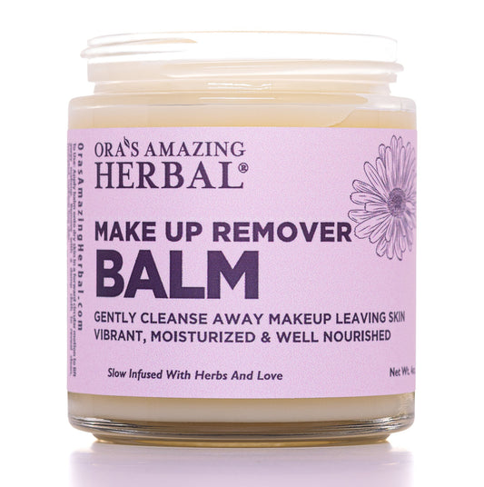 Ora's Amazing Herbal Makeup Remover Balm with Calendula, Fragrance-Free