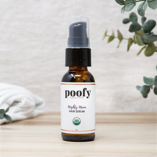 Poofy Organics Mighty Mane Hair Serum, Organic