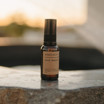 Soulistic Root Sore Muscles Blend with Arnica & Cooling Essential Oils