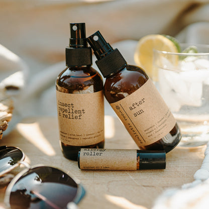 Soulistic Root Summer Favorites Trio Gift Set, After Sun, Bug Spray & Allergy Roller