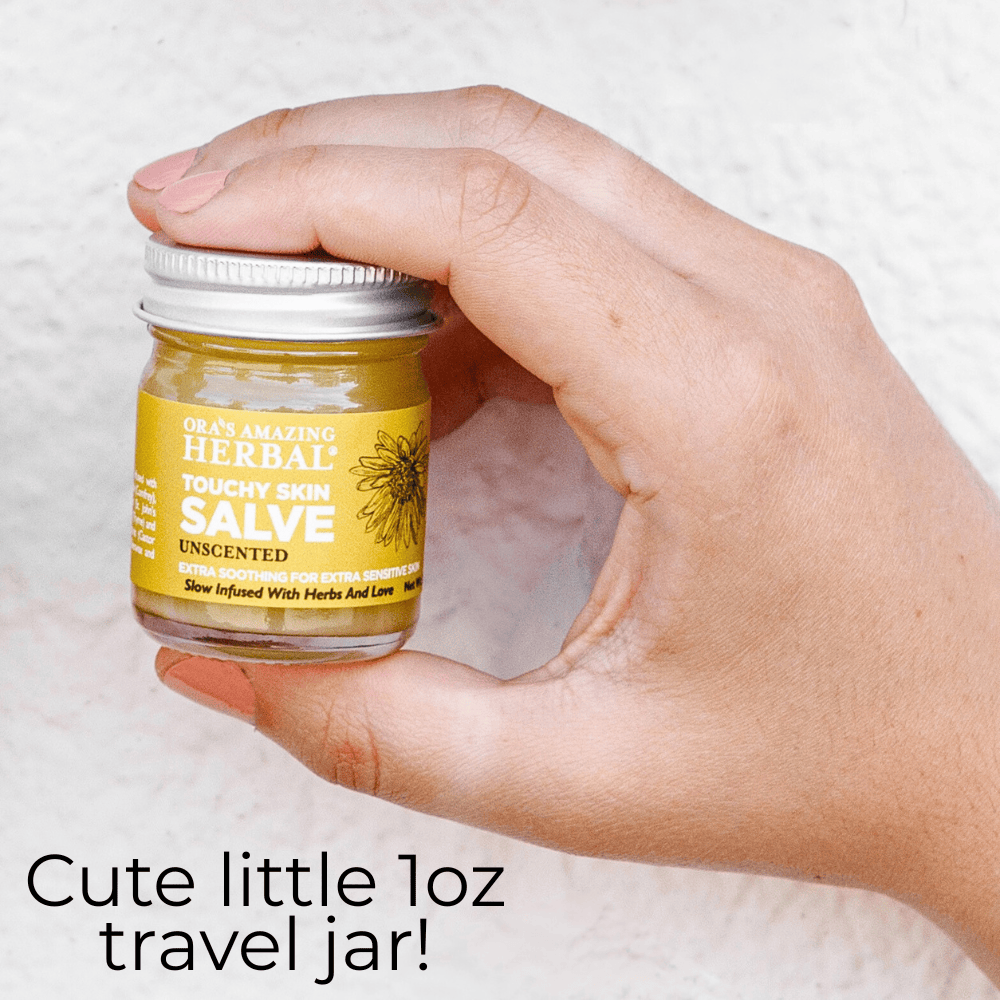 Ora's Amazing Herbal Touchy Skin Salve, Eczema Cream Ointment