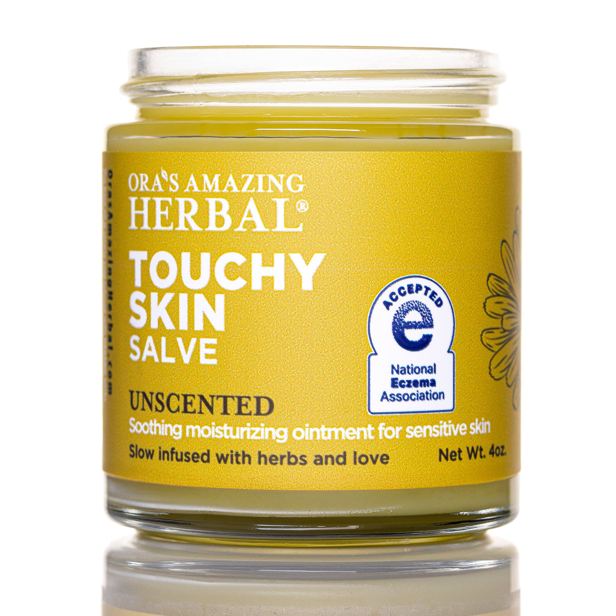 Ora's Amazing Herbal Touchy Skin Salve, Eczema Cream Ointment