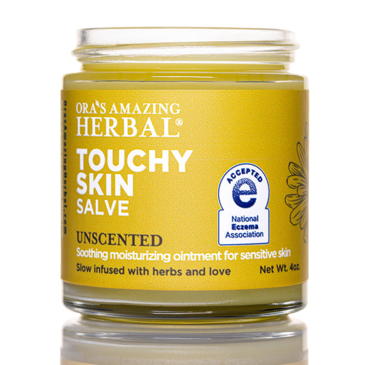 Ora's Amazing Herbal Touchy Skin Salve, Eczema Cream Ointment