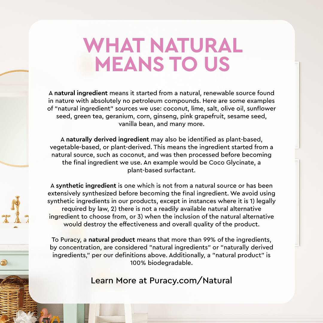 Puracy Baby Bubble Bath, Hypoallergenic