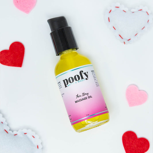 Poofy Organics Their Story Massage Oil